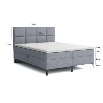 Легло, JUPITER box spring Chojmex 160 x 200