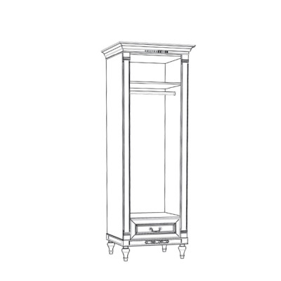 Висок шкаф, Taranko колекция Florencja